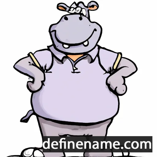 cartoon of the name Hippokles