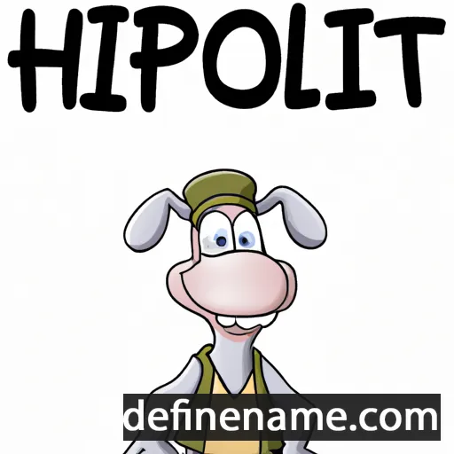 Hippoliet cartoon