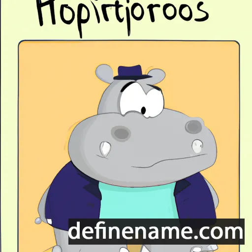 cartoon of the name Hippostratos