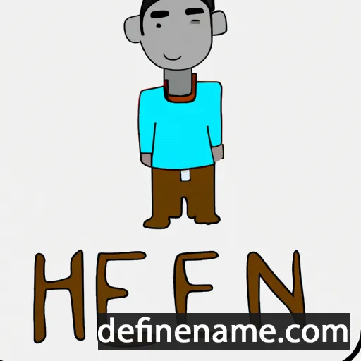 cartoon of the name Hiren