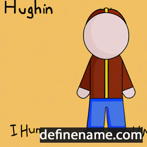 cartoon of the name Hirguan