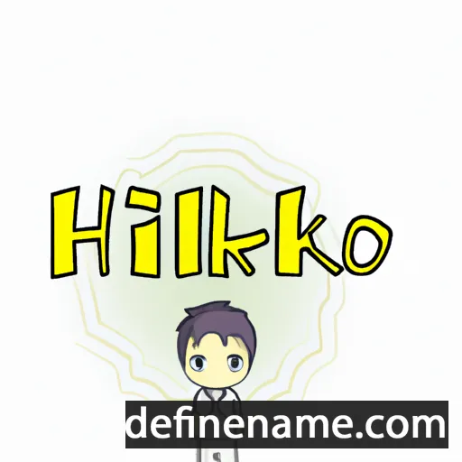 cartoon of the name Hiroaki