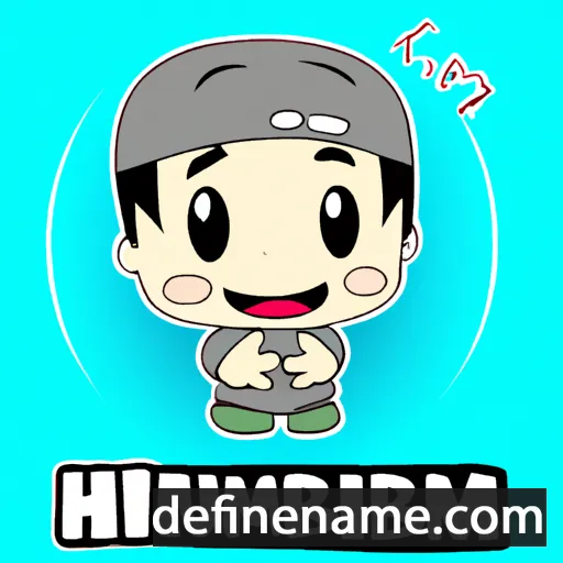 cartoon of the name Hirobumi