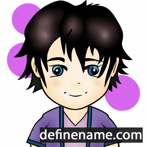 cartoon of the name Hirofumi