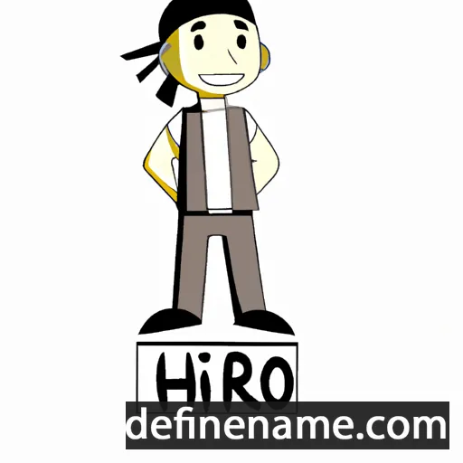 Hiroo cartoon