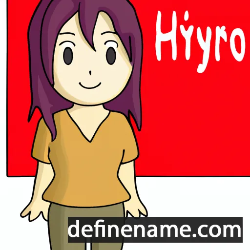 Hiroyo cartoon