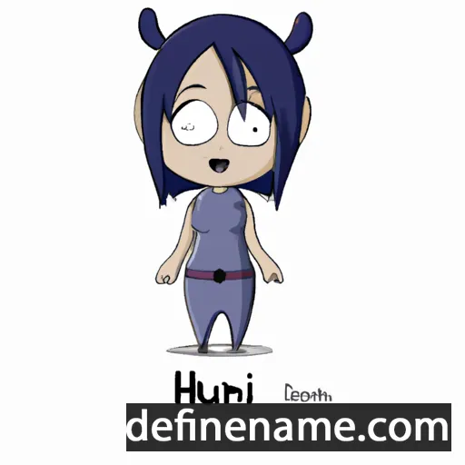 cartoon of the name Hiruni