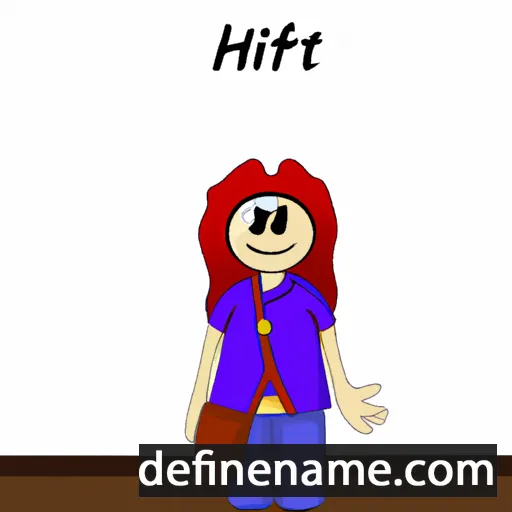 cartoon of the name Hirut