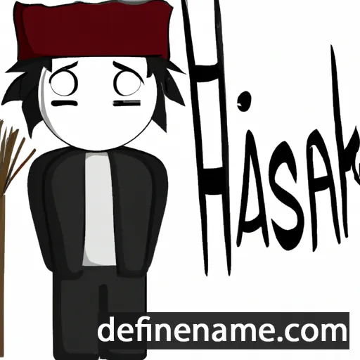 cartoon of the name Hisaaki