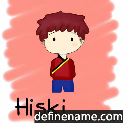 cartoon of the name Hisaki