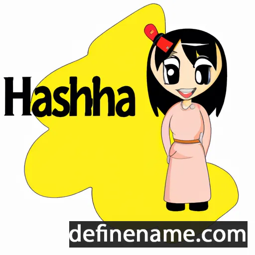 cartoon of the name Hisana