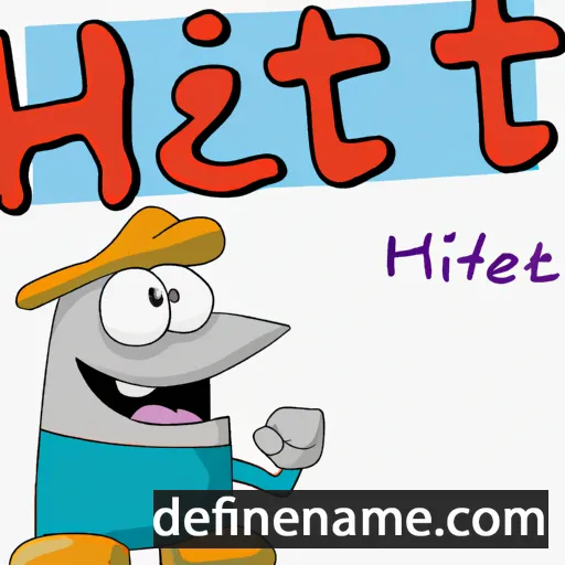 cartoon of the name Hitje