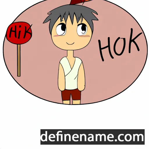 Hitoki cartoon