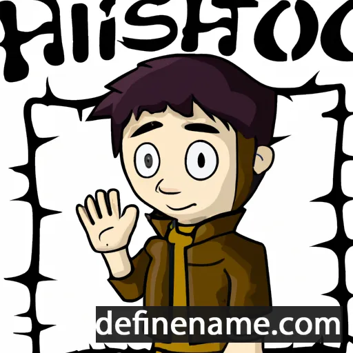 cartoon of the name Hitoshi