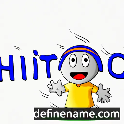 cartoon of the name Hitto