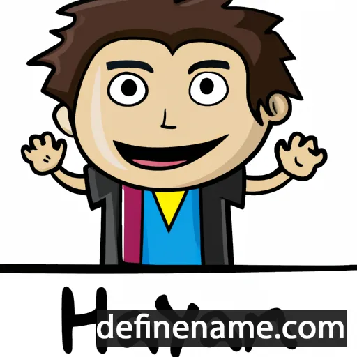 cartoon of the name Hiyaan