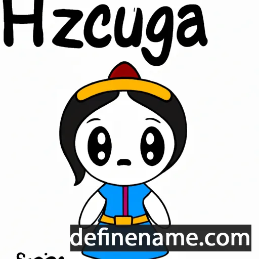 cartoon of the name Hizquia