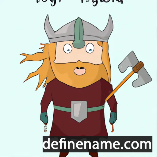 Hjálmgerðr cartoon