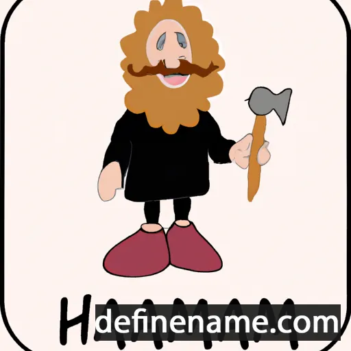 cartoon of the name Hjálmþér