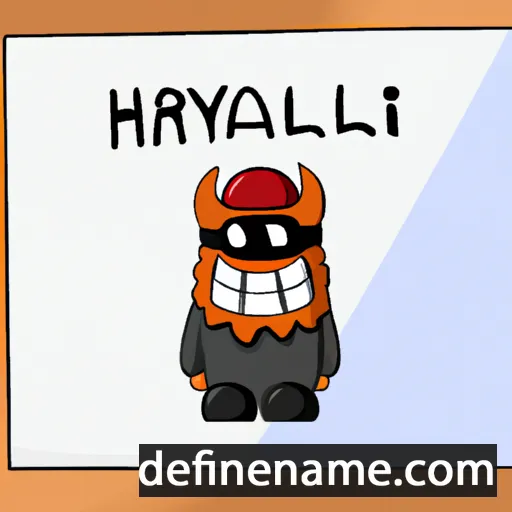 cartoon of the name Hjálmtýr