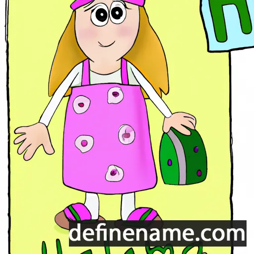 cartoon of the name Hjalma