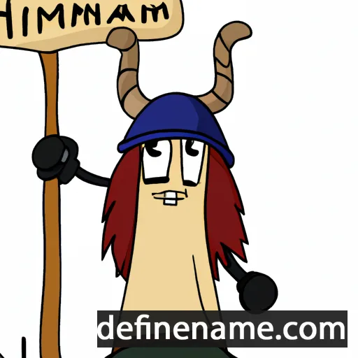 Hjalmþrimul cartoon