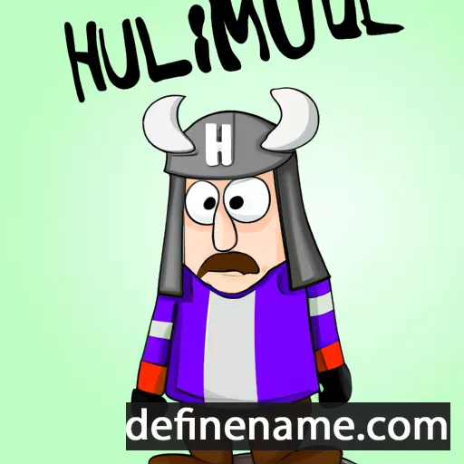 Hjalmþrimull cartoon