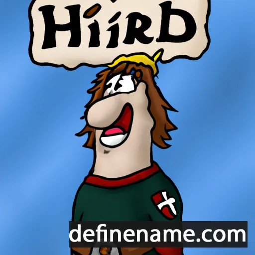 cartoon of the name Hjørleif