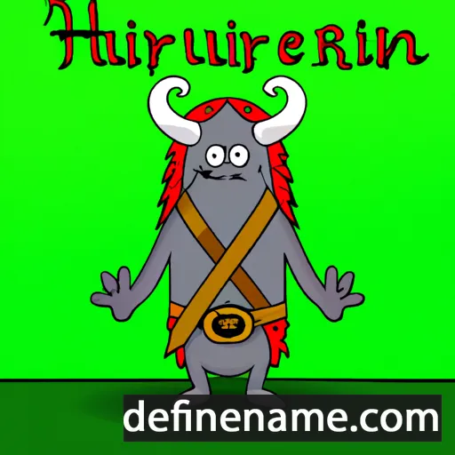 Hjǫrþrimul cartoon