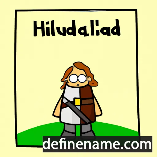 cartoon of the name Hlaðgunnr