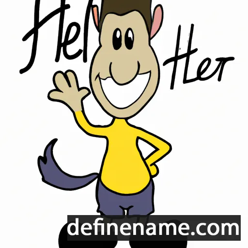 cartoon of the name Hlér