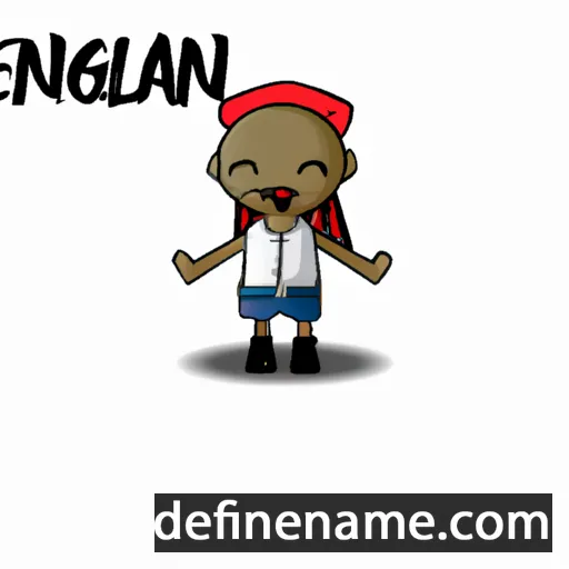 cartoon of the name Hlengani