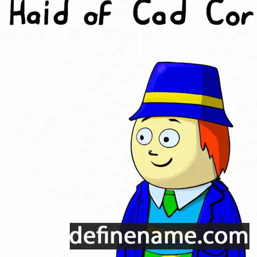 cartoon of the name Hәlid