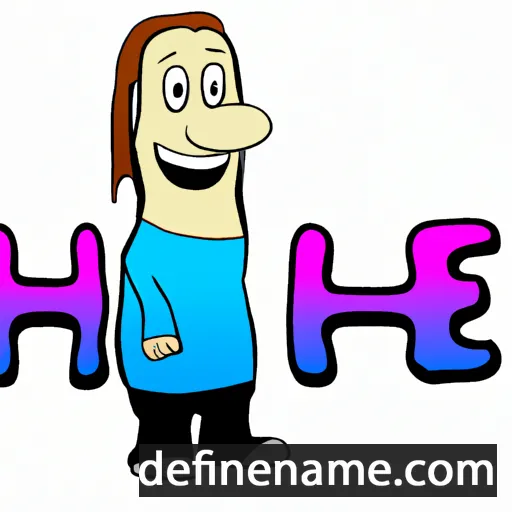 cartoon of the name Hnæf