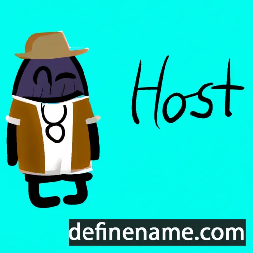 cartoon of the name Ho'etoestȯtse