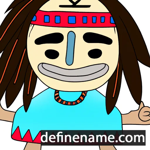 cartoon of the name Ho'néheevȧhtóohé'e