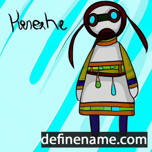 cartoon of the name Ho'néheevȧhtóohe