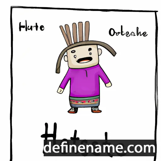 Ho'ótseotsėstse cartoon