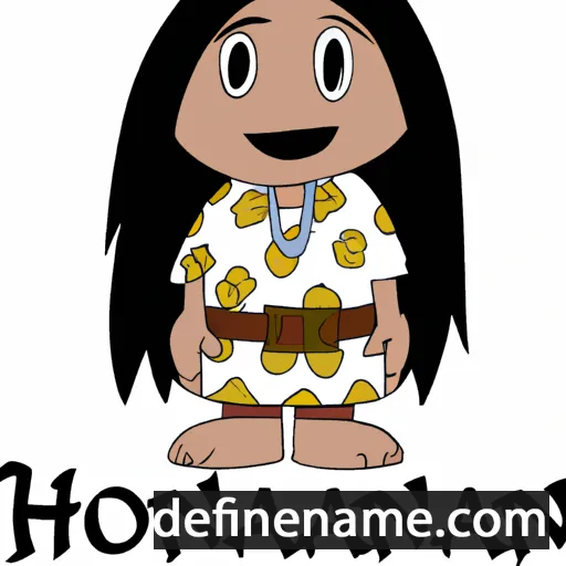 Ho'onani cartoon