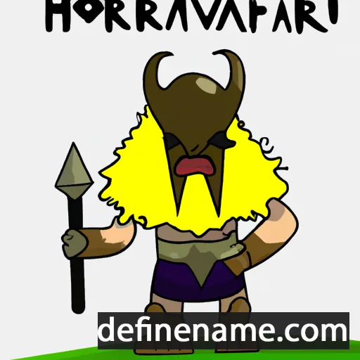 Hófvarpnir cartoon