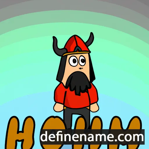 cartoon of the name Hólmgrímur