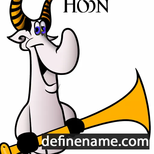 Hörn cartoon