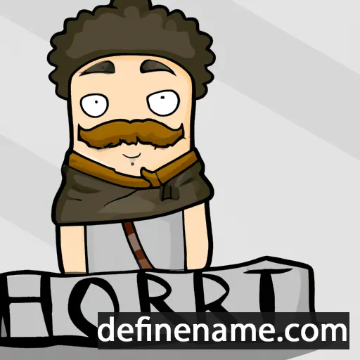 Hörður cartoon