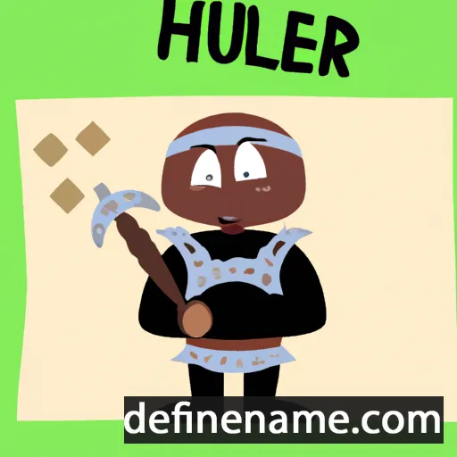 cartoon of the name Hǫskuldr