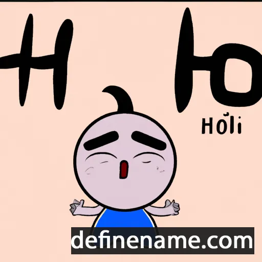 cartoon of the name Hội