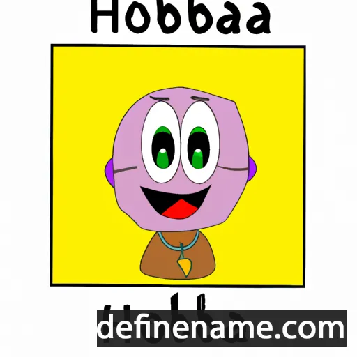 cartoon of the name Hobab