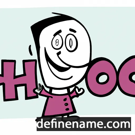 cartoon of the name Hoc