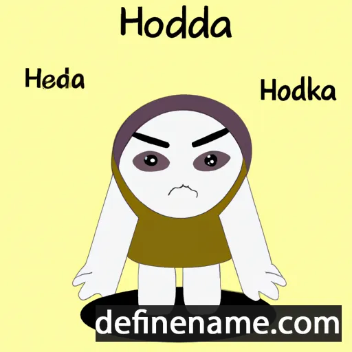 cartoon of the name Hodaka