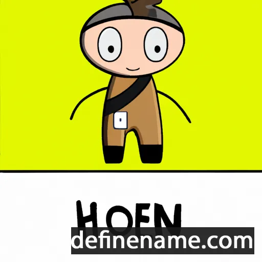 cartoon of the name Hœnir