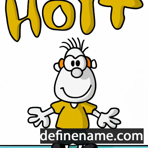 cartoon of the name Hofit